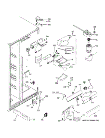 Fresh Food Section parts for Ge Refrigerator GSE26GSEBCSS from AppliancePartsPros.com