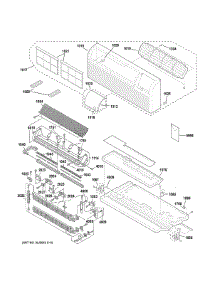 Grille, Heater & Base Pan Parts parts for Ge Room Air Conditioner AZ61H07EADM2 from AppliancePartsPros.com