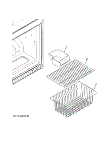 Freezer Shelves parts for Ge Refrigerator GBE20ETEBRCC from AppliancePartsPros.com