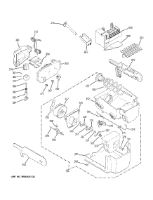 Ice Maker & Dispenser parts for Ge Refrigerator GZS23HGEBFBB from AppliancePartsPros.com