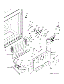 Freezer Section parts for Ge Refrigerator GDE23ESEARSS from AppliancePartsPros.com
