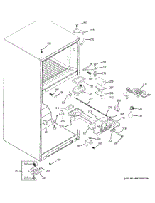 Fresh Food Section parts for Ge Refrigerator GTH18DBDKRWW from AppliancePartsPros.com