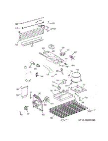 Unit Parts parts for Ge Refrigerator GTS18CCDJRWW from AppliancePartsPros.com