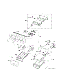 Controls & Dispenser parts for Ge Washer WCVH4800K3WW from AppliancePartsPros.com
