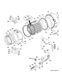 Tub & Drain Pump parts for Ge Washer GFW490RPK0RR from AppliancePartsPros.com