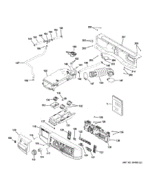 Controls & Dispenser parts for Ge Washer GFWS2605F0RR from AppliancePartsPros.com
