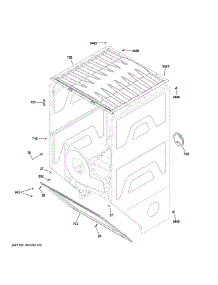 Dryer Cabinet parts for Ge Washer Dryer Combo GUD27ESSM0WW from AppliancePartsPros.com