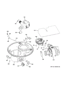 Sump & Motor Mechanism parts for Ge Dishwasher ZDT975SPJ2SS from AppliancePartsPros.com