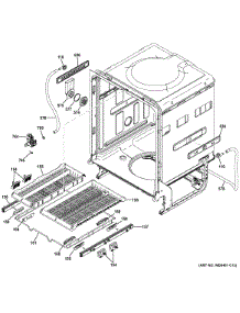 Body Parts (2) parts for Ge Dishwasher PDT760SIF7II from AppliancePartsPros.com
