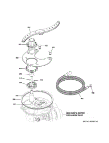 Sump & Filter Assembly parts for Ge Dishwasher DDT595SMJ0ES from AppliancePartsPros.com
