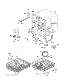 Parts For Ge Gsd2100v50ww Dishwasher Appliancepartspros 