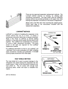Evaporator Instructions parts for Ge Refrigerator GTH18DCDKRWW from AppliancePartsPros.com