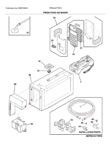 Fresh Food Ice Maker parts for Frigidaire Refrigerator FPBC2277RFG from AppliancePartsPros.com