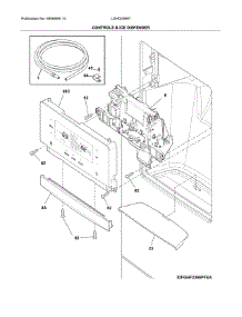 Dispenser parts for Frigidaire Refrigerator LGHD2369TF2 from AppliancePartsPros.com