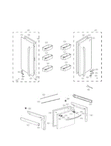 Door Parts parts for Lg Refrigerator LFC28768SB/00 from AppliancePartsPros.com