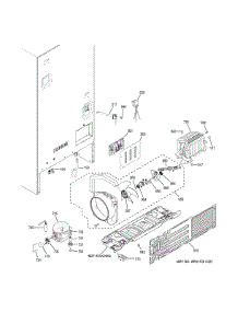 Machine Compartment parts for Ge Refrigerator GBE21DGKGRBB from AppliancePartsPros.com