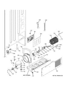 Machine Compartment parts for Ge Refrigerator GNS22EGEAFBB from AppliancePartsPros.com