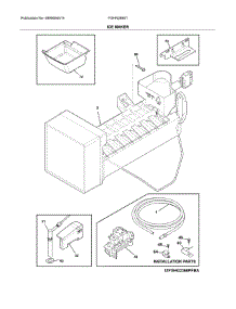 Ice Maker parts for Frigidaire Refrigerator FGHN2868TP2 from AppliancePartsPros.com