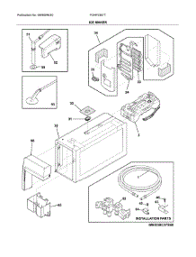 Parts for Frigidaire FGHF2367TD1 Refrigerator - AppliancePartsPros.com