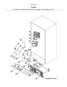System parts for Kenmore Refrigerator 253.70013810 (25370013810, 253 70013810) from AppliancePartsPros.com