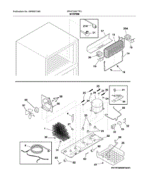 System parts for Frigidaire Refrigerator FPHT1897TF0 from AppliancePartsPros.com
