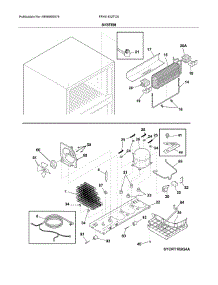 System parts for Frigidaire Refrigerator FFHI1832TD0 from AppliancePartsPros.com