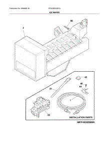 Ice Maker parts for Frigidaire Refrigerator FFSS2614QS7A from AppliancePartsPros.com