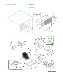System parts for Frigidaire Refrigerator FFTR2032TP0 from AppliancePartsPros.com