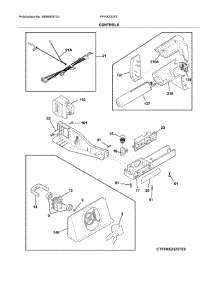 Controls parts for Frigidaire Refrigerator FFHX2325TP0 from AppliancePartsPros.com