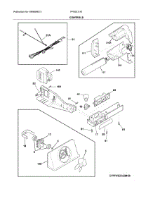 Controls parts for Frigidaire Refrigerator FFSS2315TE0 from AppliancePartsPros.com