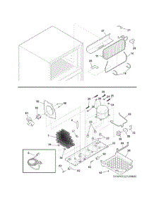 System parts for Frigidaire Refrigerator MRTG23V9RF0 from AppliancePartsPros.com