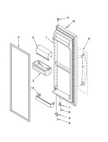 Refrigerator Door Parts parts for Kenmore Coffee Maker 6778 from AppliancePartsPros.com
