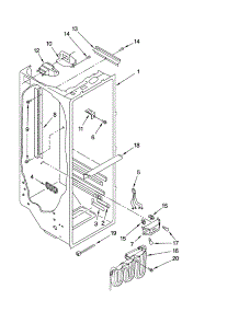 Refrigerator Liner Parts parts for Kenmore Coffee Maker 6778 from AppliancePartsPros.com