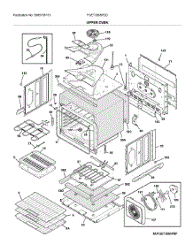Upper Oven parts for Frigidaire Wall Oven FGET3065PDD from AppliancePartsPros.com