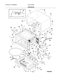 Microwave parts for Frigidaire Wall Oven FGMC2765PFH from AppliancePartsPros.com