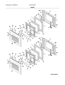 Doors parts for Frigidaire Wall Oven FGET2765PFE from AppliancePartsPros.com