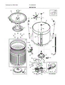 FFLE3900UW0 Frigidaire Washer Dryer Combo Parts & Free Repair Help ...