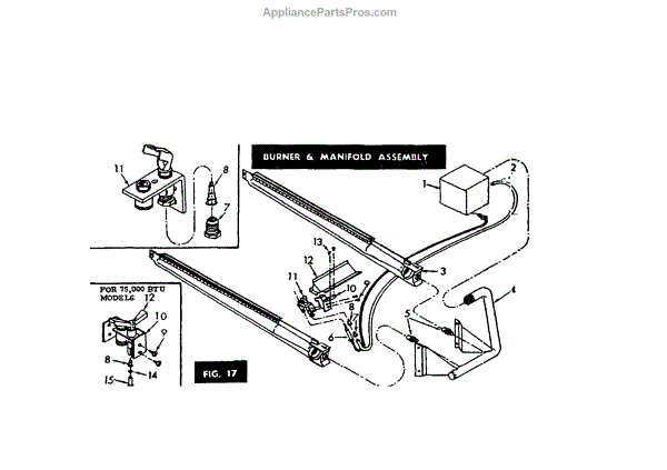 Pro TJ36C03-333 Universal Gas Valve, 1/2 - AppliancePartsPros.com