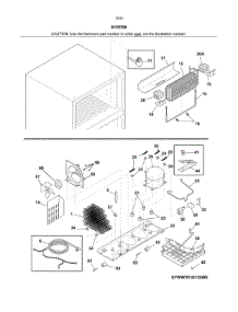 System parts for Kenmore Refrigerator 253.70302611 (25370302611, 253 70302611) from AppliancePartsPros.com