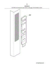Controls parts for Kenmore Refrigerator 253.70419419 (25370419419, 253 70419419) from AppliancePartsPros.com