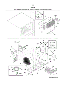 System parts for Kenmore Refrigerator 253.60642610 (25360642610, 253 60642610) from AppliancePartsPros.com
