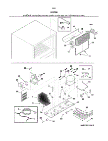 System parts for Kenmore Refrigerator 253.60649611 (25360649611, 253 60649611) from AppliancePartsPros.com