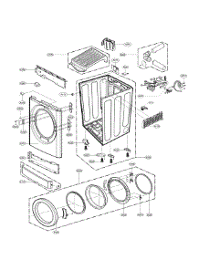 Drum And Tub Parts parts for Kenmore Dryer 796.81393610 (79681393610, 796 81393610) from AppliancePartsPros.com