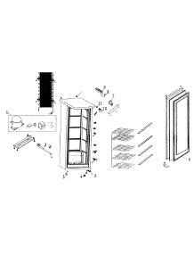 25529502010 Kenmore Freestanding Freezer Parts & Free Repair Help ...