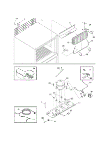 System parts for Kenmore Refrigerator 253.7481240A (2537481240A, 253 7481240A) from AppliancePartsPros.com