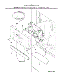 Controls & Ice Dispenser parts for Kenmore Refrigerator 253.70349418 (25370349418, 253 70349418) from AppliancePartsPros.com