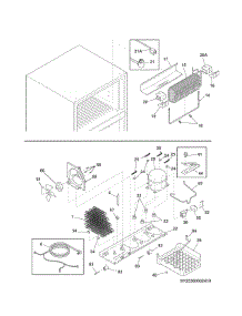 System parts for Kenmore Refrigerator 253.70503413 (25370503413, 253 70503413) from AppliancePartsPros.com