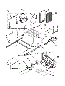 Unit Parts parts for Kenmore Refrigerator 106.41159212 (10641159212, 106 41159212) from AppliancePartsPros.com