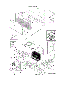 Cooling System parts for Kenmore Refrigerator 253.70349415 (25370349415, 253 70349415) from AppliancePartsPros.com