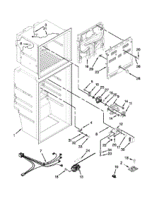 Liner Parts parts for Kenmore Refrigerator 106.76392412 (10676392412, 106 76392412) from AppliancePartsPros.com